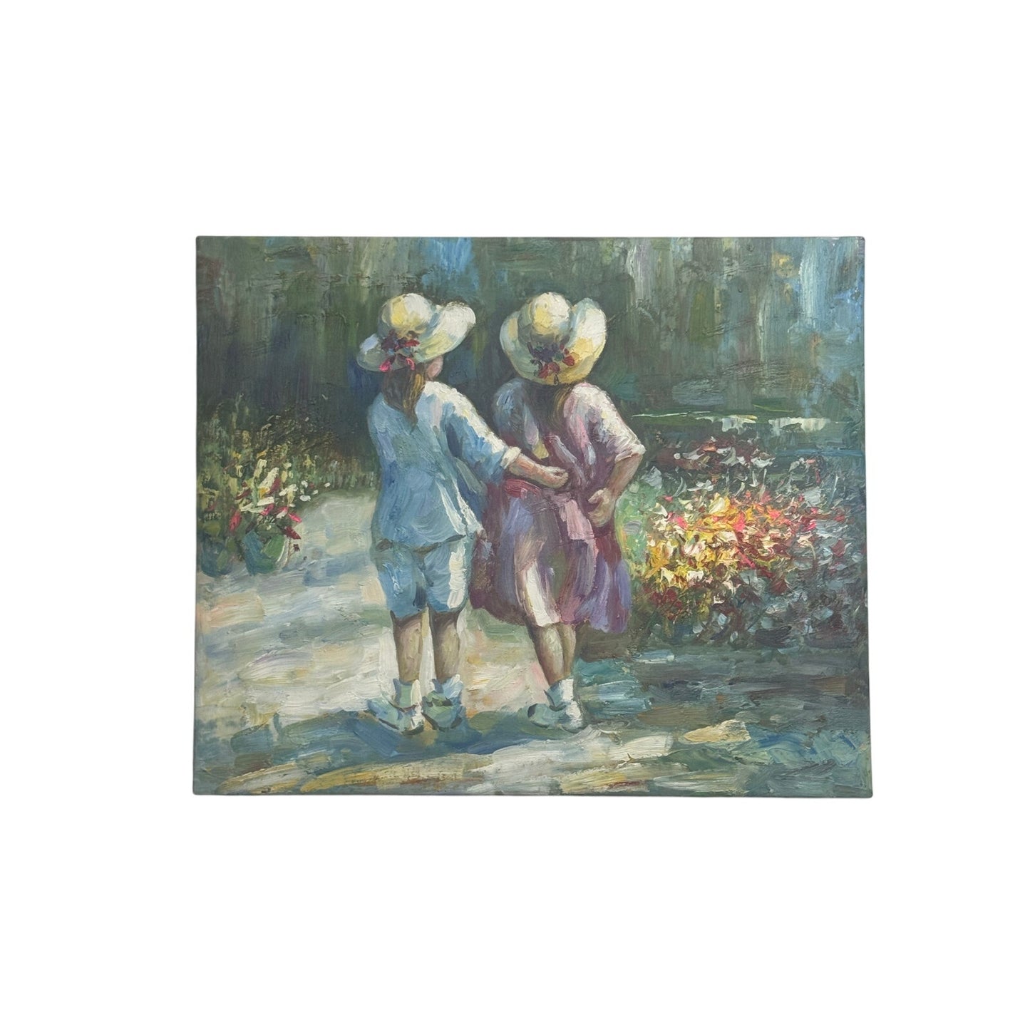 Unknown Artist, Impressionist Oil Painting on Canvas, 20th Century