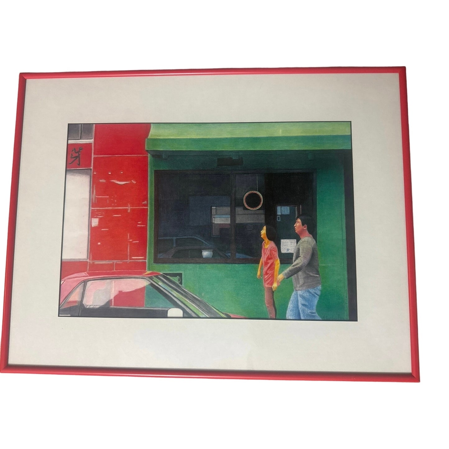 Urban Stroll (AP 1/5) Colored Pencil by H. Gordon Fleming